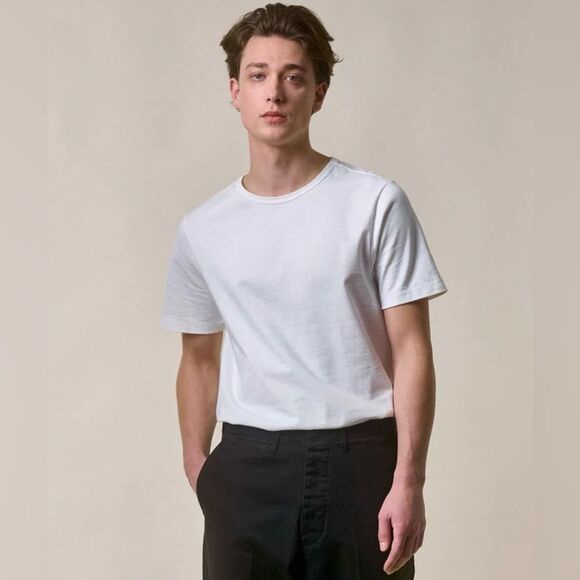 Merz B Schwanen Men’s Size XXL 215 Loopwheeled T-Shirt Classic White T-Shirt NWT - Picture 3 of 16